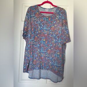 LuLaRoe Multicolor Patterned Tunic